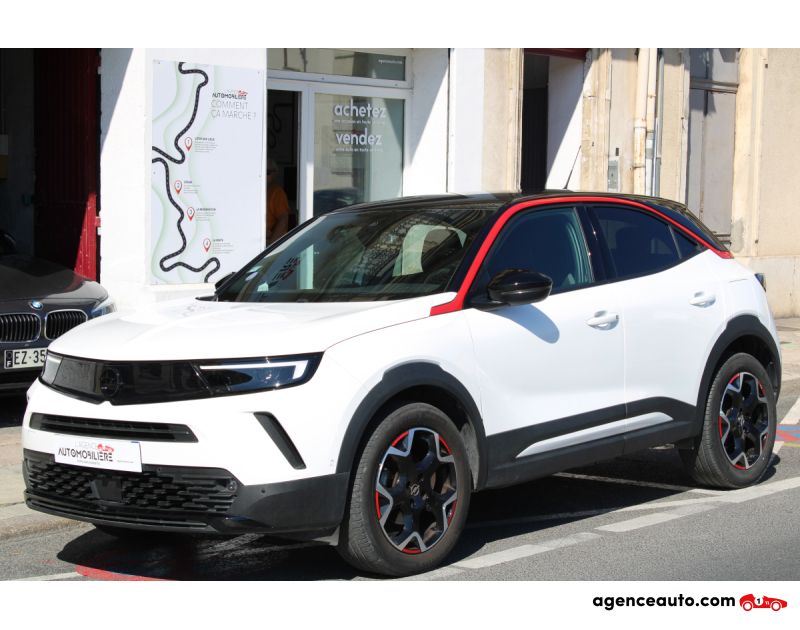 Achat voiture occasion, Auto occasion pas cher | Agence Auto Opel Mokka 1.2 T 130 GS-LINE 4X2 BVA (1 ère main, Entretien Opel,..) Blanc Année 2021 Automatique Essence