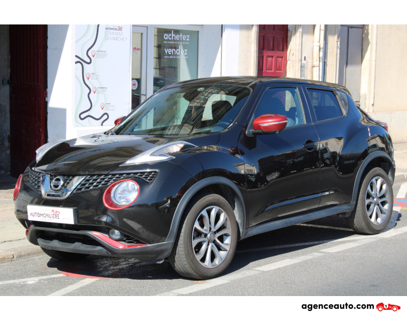 Achat voiture occasion, Auto occasion pas cher | Agence Auto Nissan Juke 1.2 DIGT 115 CONNECT EDITION 2WD (Entretien Complet, Caméra 360, CT Vierge..) Noir Année 2015 Manuelle Essence