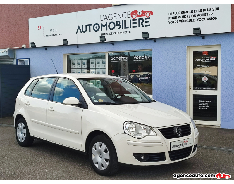 Achat voiture occasion, Auto occasion pas cher | Agence Auto Volkswagen Polo IV Phase 2 1.4 TDi 68cv 67500kms Blanc Année 2008 Manuelle Diesel