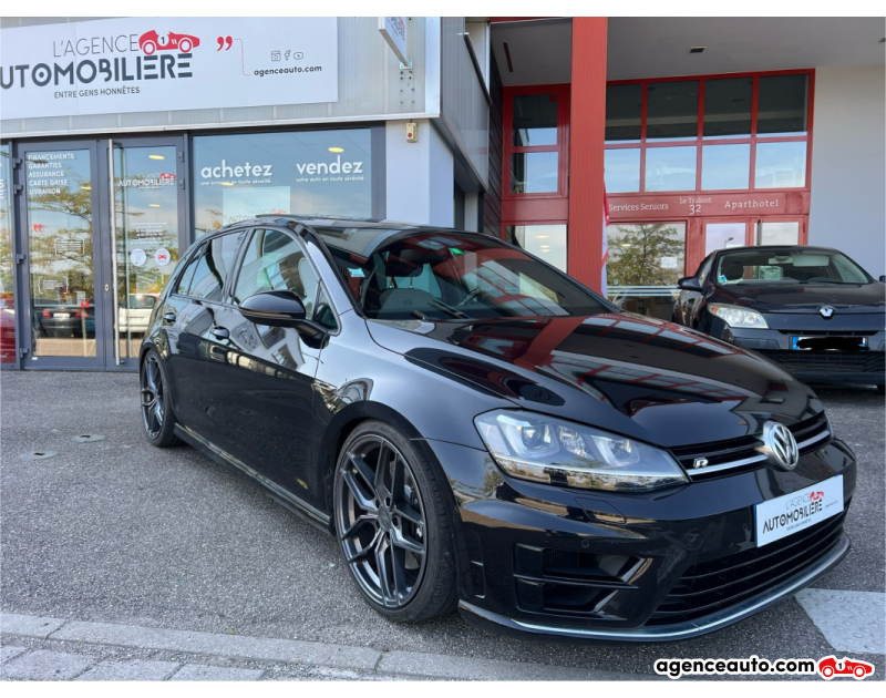 Achat voiture occasion, Auto occasion pas cher | Agence Auto Volkswagen Golf VII R 2.0 TSI 300 cv Noir Année 2014 Manuelle Essence