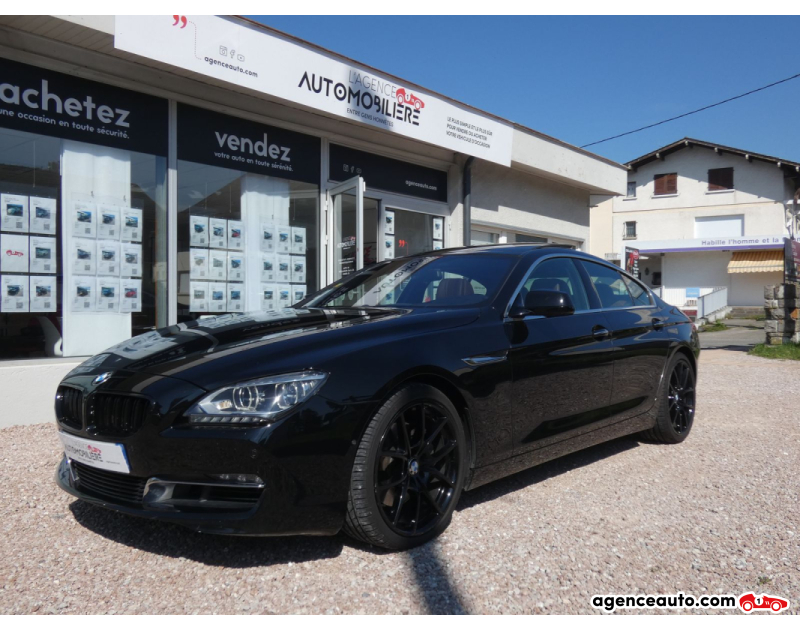 Achat voiture occasion, Auto occasion pas cher | Agence Auto Bmw Série 6 650i Gran Coupe 4.4 V8 BiTurbo 450 Luxe BVA Noir Année 2012 Automatique Essence
