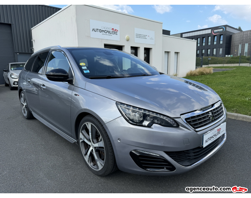 Gebrauchtwagenkauf, Günstige Gebrauchtwagen | Automobilienagentur Peugeot 308 II SW GT 2.0 BlueHDi 180 BVA | GARANTIE 12 MOIS Gris Jahr 2016 Automatique Diesel