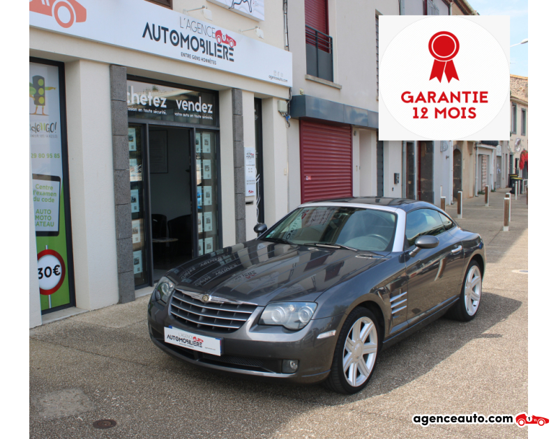 Achat voiture occasion, Auto occasion pas cher | Agence Auto Chrysler Crossfire COUPE 3.2 218CH LIMITED BVA (Garantie 12 mois national) Gris Année 2004 Automatique Essence