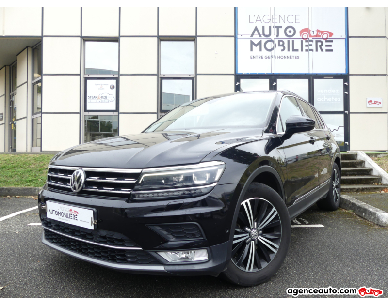 Acquisto Auto Usate, Auto Usate Economiche | Agenzia Automobiliare Volkswagen Tiguan 2.0 TDI Bluemotion 150 CARAT DSG7 Noir Anno 2016 Automatique Diesel