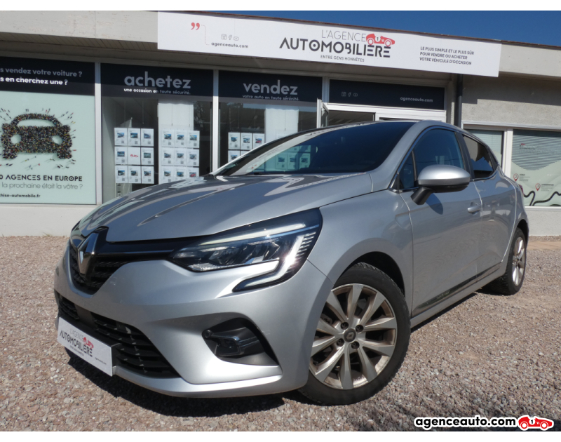 Achat voiture occasion, Auto occasion pas cher | Agence Auto Renault Clio V 1.0 TCE 100 INTENS Gris Année 2019 Manuelle Essence