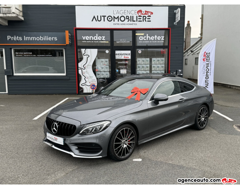 Aankoop Gebruikte Auto, Goedkope Gebruikte Auto | Agence Auto Mercedes Classe C Coupé 250D 2.2 204CH 9G-TRONIC AMG LINE W205 Gris Jaar 2015 Automatique Diesel