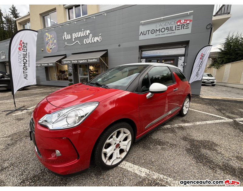 Achat voiture occasion, Auto occasion pas cher | Agence Auto Citroen DS3 1.6 THP 155 CH SPORT CHIC Rouge Année 2013 Manuelle Essence