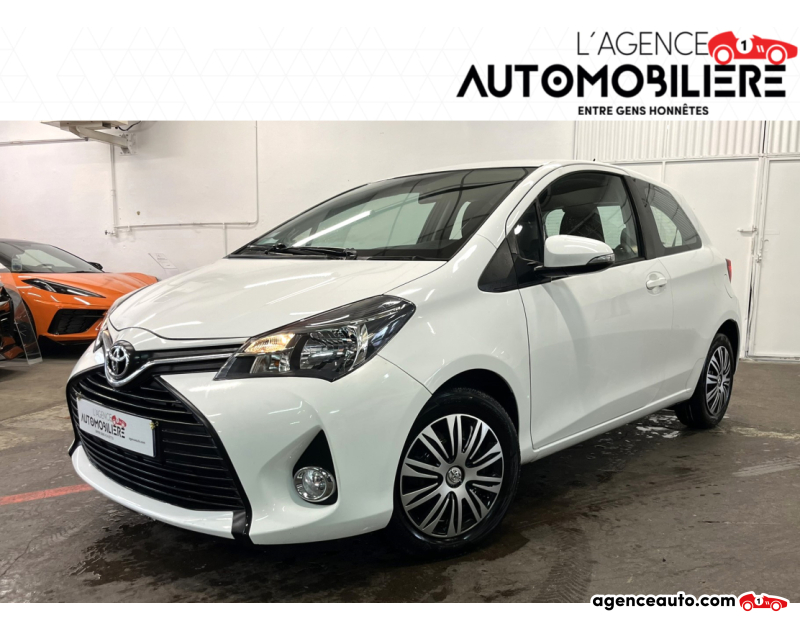 Achat voiture occasion, Auto occasion pas cher | Agence Auto Toyota Yaris 1.4 D4-D 90 cv France Blanc Année 2014 Manuelle Diesel
