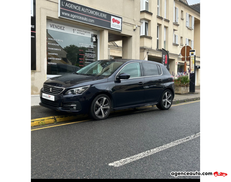Aankoop Gebruikte Auto, Goedkope Gebruikte Auto | Agence Auto Peugeot 308 130 PURE TECH  S&S EAT8 TECH EDITION Bleu Jaar 2019 Automatique Essence