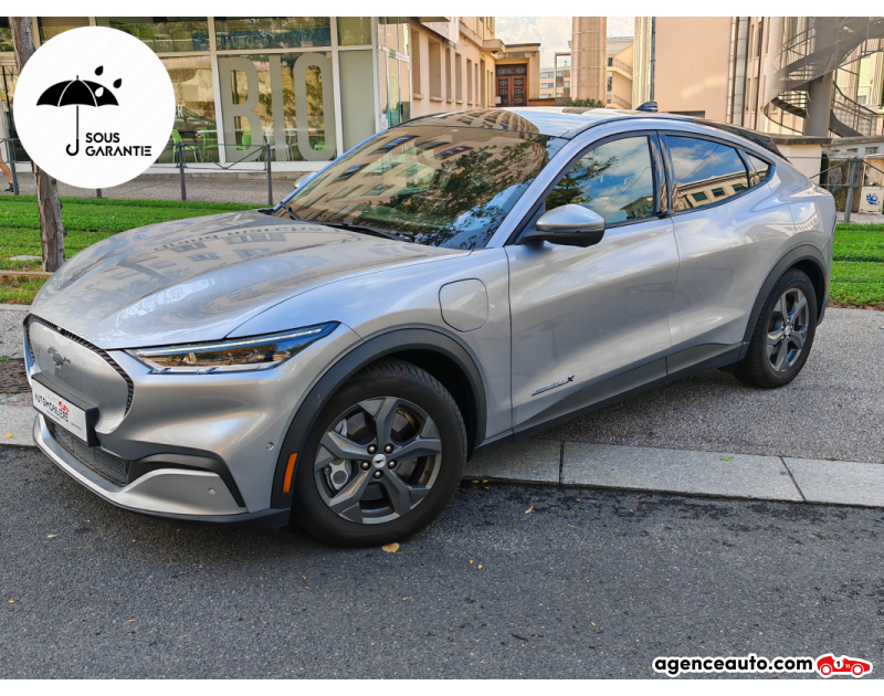 Compra de Coches Usados, Coches Usados Baratos %'|'% Agence Auto Ford Mustang Mach-E ER 99KWH 294ch Pack Technologie Plus Gris Año 2021 Automatique Électrique
