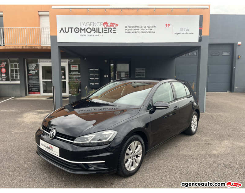 Achat voiture occasion, Auto occasion pas cher | Agence Auto Volkswagen Golf Confortline/Carat VII Phase 2 1.4 TSI 125 cv Sièges Chauffants Noir Année 2018 Manuelle Essence