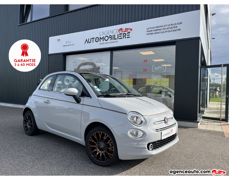 Compra de Carros Usados, Carros Usados Baratos | Auto Immo Fiat 500C PHASE II 1.2 69 COLLEZIONE DUAL CARPLAY RADAR GPS Gris Ano 2018 Automatique Essence