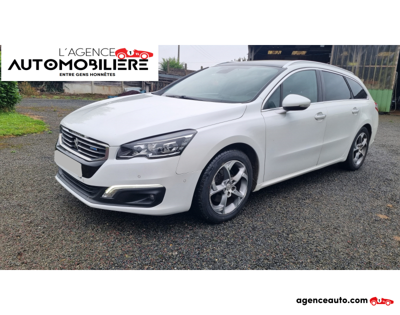 Achat voiture occasion, Auto occasion pas cher | Agence Auto Peugeot 508 SW FÉLINE 2.0 BlueHDI 150cv BVM6 Blanc Année 2016 Manuelle Diesel