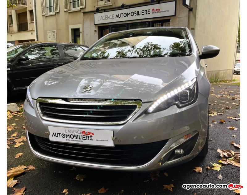 Gebrauchtwagenkauf, Günstige Gebrauchtwagen | Automobilienagentur Peugeot 308 II 1.2 PURETECH S&S 6CV 130 ALLURE EAT6 Argent Jahr 2015 Automatique Essence