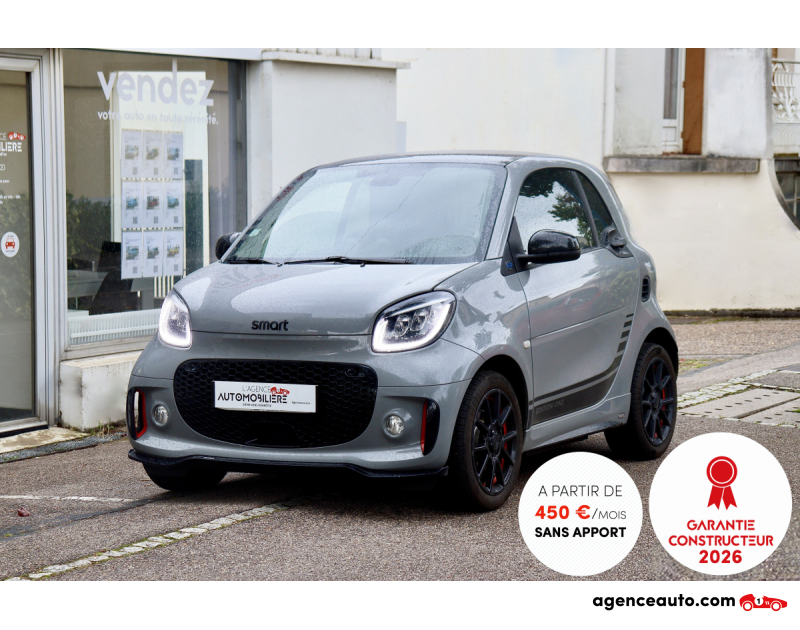 Acquisto Auto Usate, Auto Usate Economiche | Agenzia Automobiliare Smart Fortwo Ph2 EQ 81 Prime Brabus BVA (Toit Pano,Caméra,Sièges Chauffants) Gris Anno 2022 Automatique Électrique