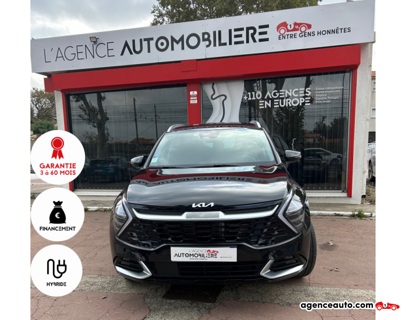 Achat voiture occasion, Auto occasion pas cher | Agence Auto Kia Sportage V (SVK) 1.6 T-GDI 16V 265 PHEV 4x4 179 cv Noir Année 2023 Automatique Hybride