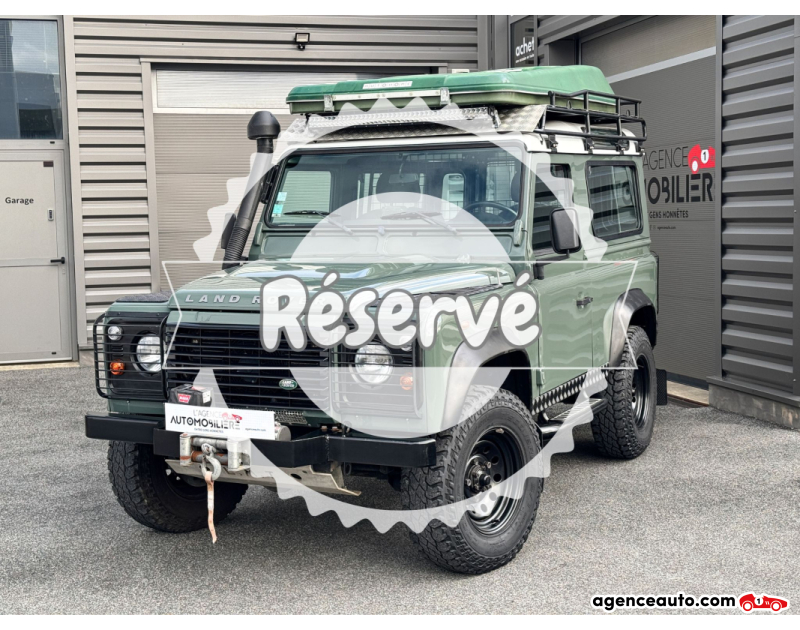 Achat voiture occasion, Auto occasion pas cher | Agence Auto Land Rover Defender 90 HARD TOP S TD4 2.4L 122 Vert Année 2010 Manuelle Diesel