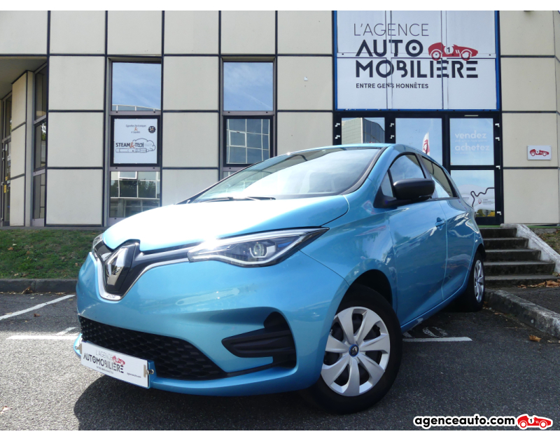 Acquisto Auto Usate, Auto Usate Economiche | Agenzia Automobiliare Renault Zoe LIFE 52KWH BATTERIE EN LOCATION Bleu Anno 2020 Automatique Électrique