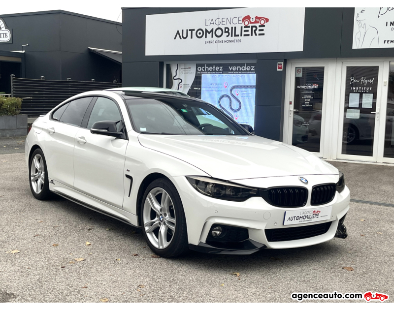 Compra de Carros Usados, Carros Usados Baratos | Auto Immo Bmw Série 4 Gran Coupé (F36) 420 iA 184 ch M SPORT BVA8 Blanc Ano 2018 Automatique Essence