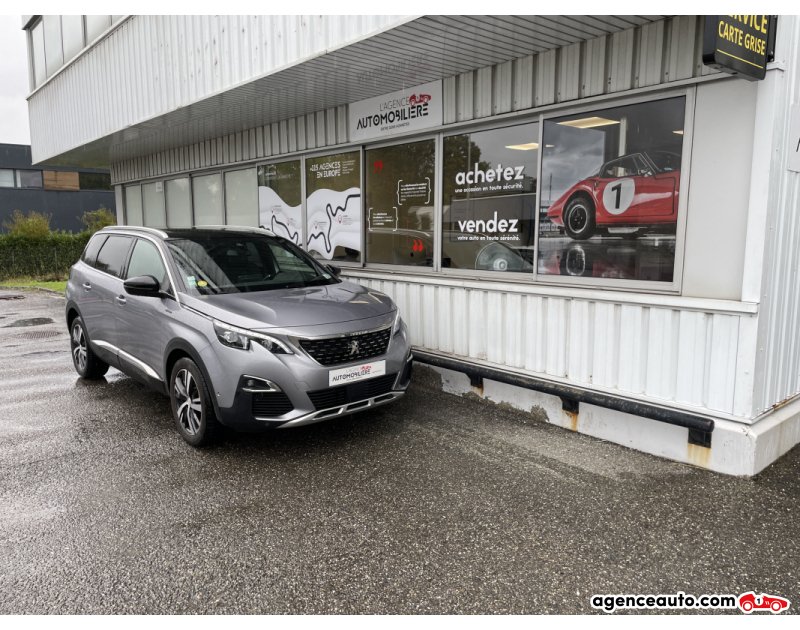 Gebrauchtwagenkauf, Günstige Gebrauchtwagen | Automobilienagentur Peugeot 5008 II 1.5 BlueHDi S&S 130 CV GT-Line 7 Places - Garantie 12 Mois Grau Jahr 2018 Hand-Schaltgetriebe Diesel