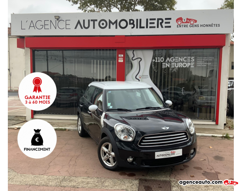 Aankoop Gebruikte Auto, Goedkope Gebruikte Auto | Agence Auto Mini Countryman 2 (R60) Countryman Cooper D 1.6 D DPF 16V ALL4 110 cv Noir Jaar 2014 Manuelle Diesel