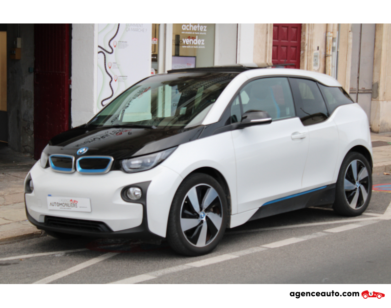 Achat voiture occasion, Auto occasion pas cher | Agence Auto Bmw I3 0.6 60AH 102PPM ATELIER BVA 22.6KWH RANGE EXTENDER EREV HYBRID 170 ( Toit ouvrant, BMW Connect ... ) Blanc Année 2015 Automatique Hybride