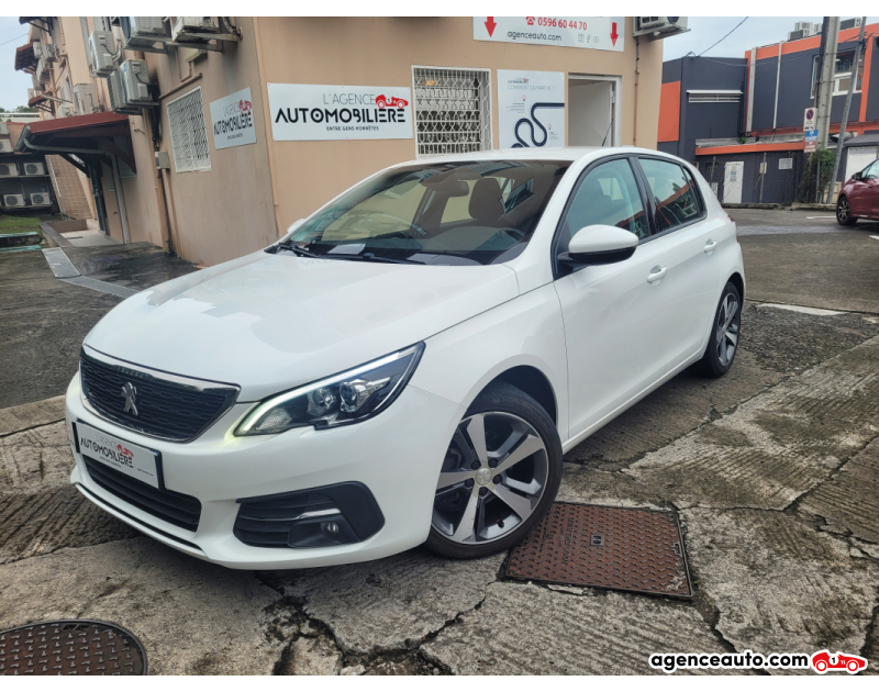 Achat voiture occasion, Auto occasion pas cher | Agence Auto Peugeot 308 1.2L ACTIVE 130CV Blanc Année 2019 Automatique Essence