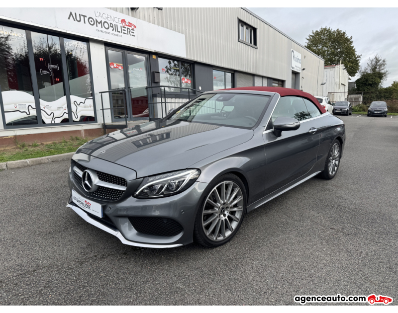 Achat voiture occasion, Auto occasion pas cher | Agence Auto Mercedes Classe C CABRIOLET 220 170 CH SPORTLINE 9G-TRONIC Gris Année 2018 Automatique Diesel