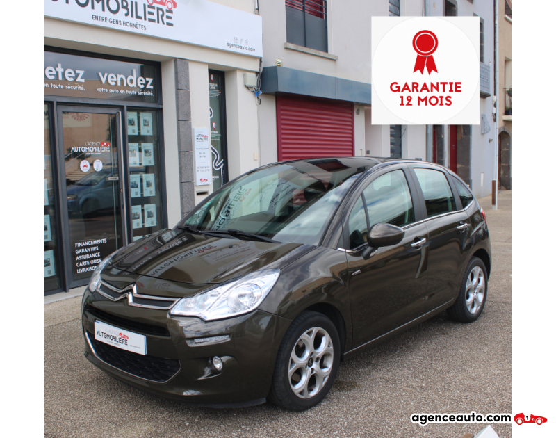 Achat voiture occasion, Auto occasion pas cher | Agence Auto Citroen C3 GENERATION-II 1.2 VTI 82CH EXCLUSIVE ( Garantie 12 mois National ) Marron Année 2014 Manuelle Essence