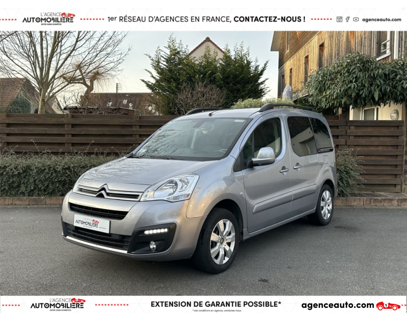 Aankoop Gebruikte Auto, Goedkope Gebruikte Auto | Agence Auto Citroen Berlingo BERLINGO II (3) MULTISPACE 1.6 VTI 98 CH Sélection TPMR Gris Jaar 2019 Manuelle Essence