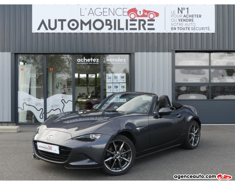 Achat voiture occasion, Auto occasion pas cher | Agence Auto Mazda MX-5 2.0 SKYACTIVE 160 SELECTION Gris Année 2016 Manuelle Essence