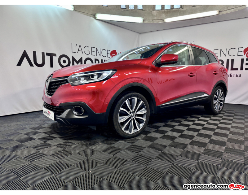 Achat voiture occasion, Auto occasion pas cher | Agence Auto Renault Kadjar 1.5 DCI 110 ENERGY INTENS (Attelage, Distribution faite) Rouge Année 2016 Manuelle Diesel