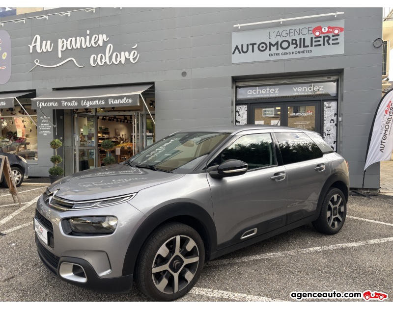 Achat voiture occasion, Auto occasion pas cher | Agence Auto Citroen C4 Cactus 1.2 PURE TECH 110CH S&S EAT 6 SHINE Argent Année 2018 Automatique Essence