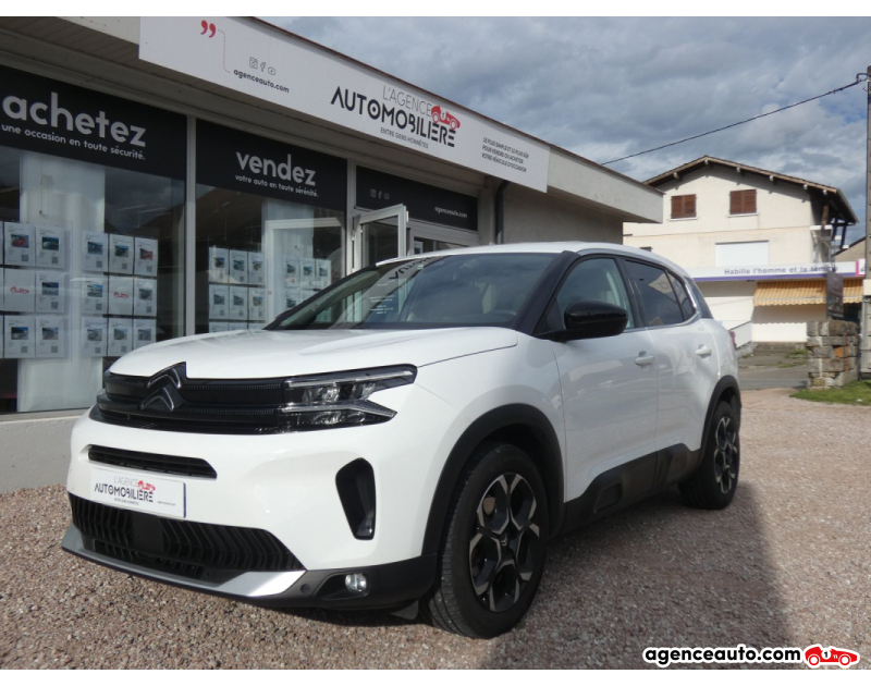 Achat voiture occasion, Auto occasion pas cher | Agence Auto Citroen C5 Aircross 1.2 PureTech 130 Feel Pack S&S Blanc Année 2023 Manuelle Essence