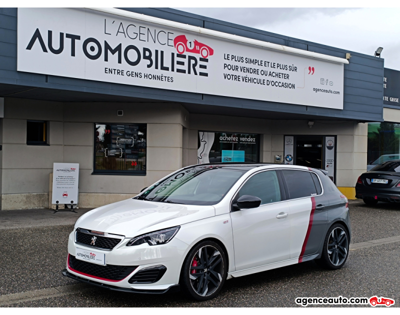 Compra de Coches Usados, Coches Usados Baratos %'|'% Agence Auto Peugeot 308 GTI 1.6 THP 270 CV S&S Blanc Año 2017 Manuelle Essence