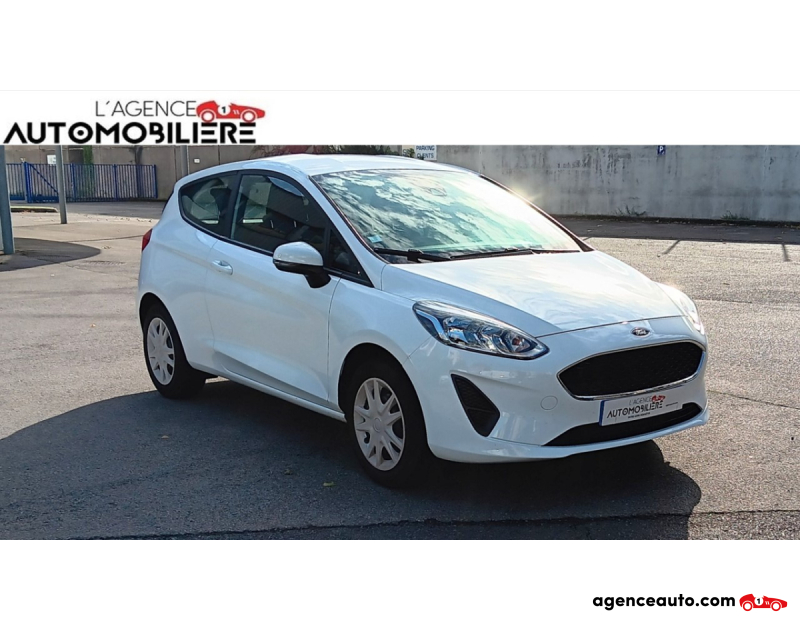 Achat voiture occasion, Auto occasion pas cher | Agence Auto Ford Fiesta 1.2 Trend 85Ch Blanc Année 2019 Manuelle Essence