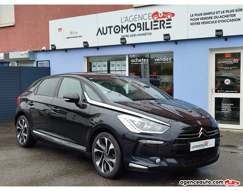 Gebrauchtwagenkauf, Günstige Gebrauchtwagen | Automobilienagentur Citroen DS5 2.0 BlueHDI 180 Sport chic EAT6 2ème main Noir Jahr 2014 Automatique Diesel
