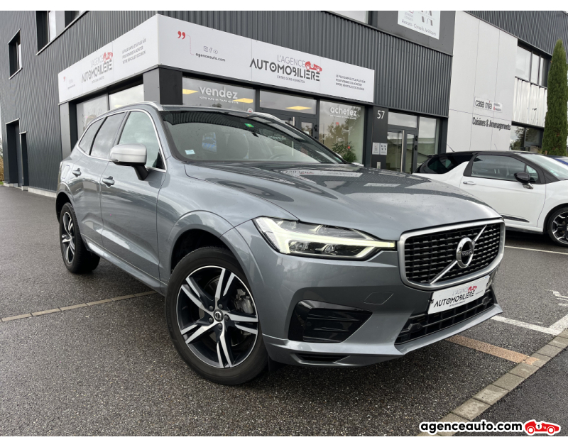 Achat voiture occasion, Auto occasion pas cher | Agence Auto Volvo XC60 II T5 2.0 Ti 16V FWD GEARTRONIC8 250 CV R-DESIGN Gris Année 2018 Automatique Essence