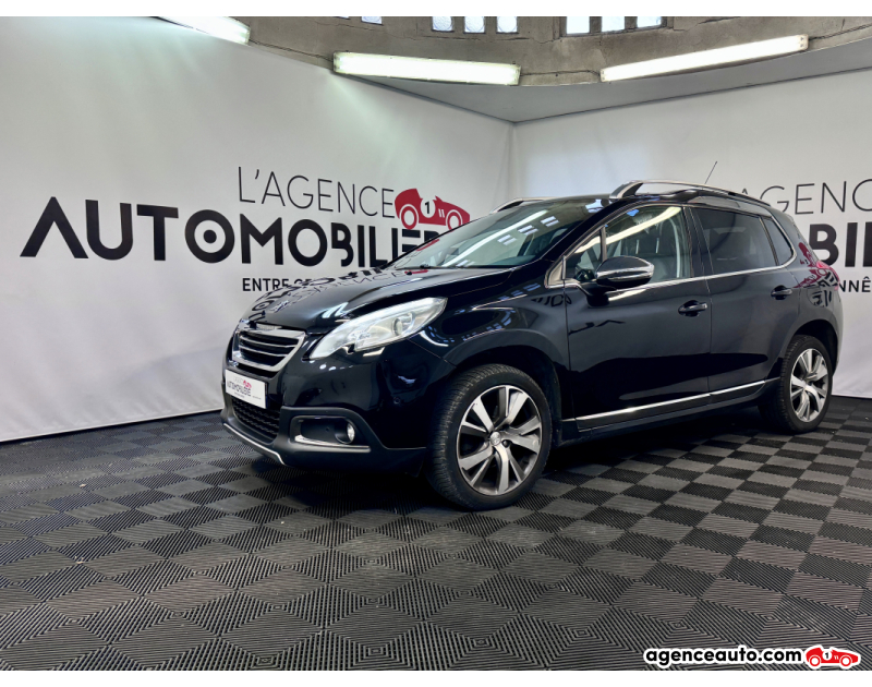 Achat voiture occasion, Auto occasion pas cher | Agence Auto Peugeot 2008 1.6 E-HDI 115 FELINE TITANE (Distribution faite) Noir Année 2013 Manuelle Diesel