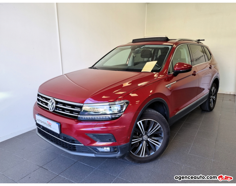 Achat voiture occasion, Auto occasion pas cher | Agence Auto Volkswagen Tiguan Allspace 2.0 TDI 150ch Carat 4Motion DSG7 - Toit Ouvrant panoramique Bordeaux Année 2019 Automatique Diesel