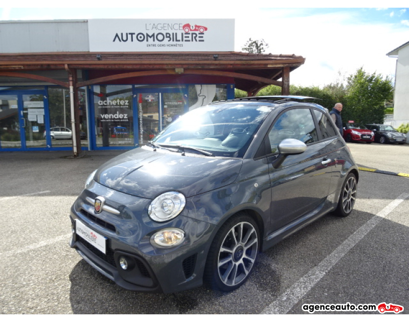 Achat voiture occasion, Auto occasion pas cher | Agence Auto Abarth 500 595 1.4 T-JET 165 TURISMO Gris Année 2018 Manuelle Essence