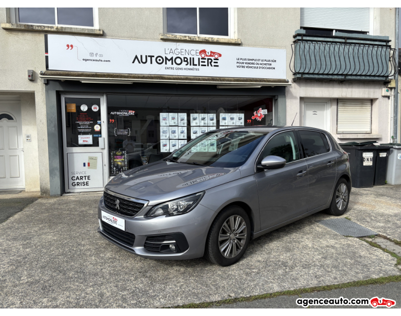 Acquisto Auto Usate, Auto Usate Economiche | Agenzia Automobiliare Peugeot 308 II 1.2 130cv - Allure - EAT 6 - Boite auto - Distribution neuve Gris Anno 2018 Automatique Essence