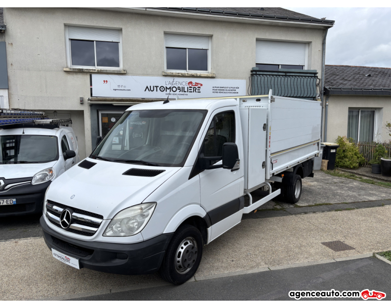 Compra de Carros Usados, Carros Usados Baratos | Auto Immo Mercedes Sprinter BENNE + COFFRE 519CDI 3.0 D 190 cv 43S 21990 € HT Blanc Ano 2011 Manuelle Diesel