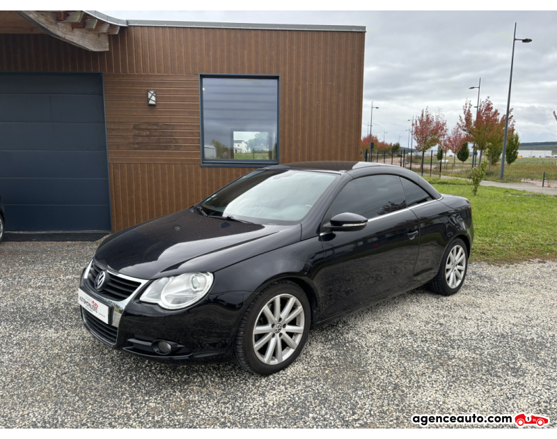 Compra de Coches Usados, Coches Usados Baratos %'|'% Agence Auto Volkswagen EOS 2.0 TDi 16V FAP 140 cv Cabriolet Noir Año 2010 Manuelle Diesel