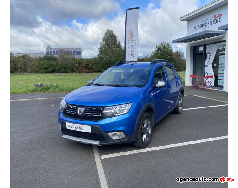 Aankoop Gebruikte Auto, Goedkope Gebruikte Auto | Agence Auto Dacia Sandero 0.9 TCE 90 CH STEPWAY NAVY Bleu Jaar 2019 Manuelle Essence