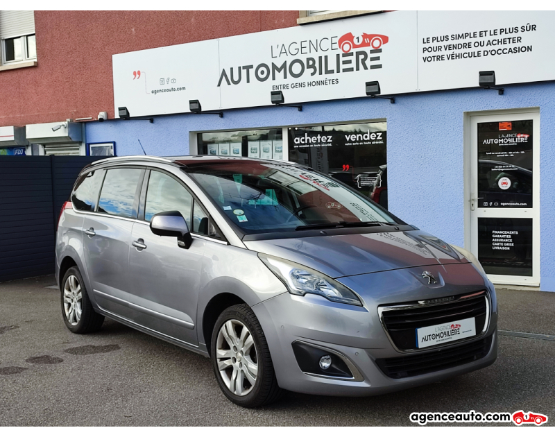Gebrauchtwagenkauf, Günstige Gebrauchtwagen | Automobilienagentur Peugeot 5008 1.6 BlueHDI 120 Allure 7 places Gris Jahr 2016 Manuelle Diesel
