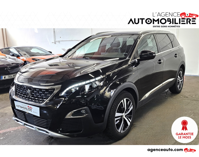 Compra de Carros Usados, Carros Usados Baratos | Auto Immo Peugeot 5008 1.5 BLUEHDI 130 GT-LINE 7 places Noir Ano 2020 Automatique Diesel