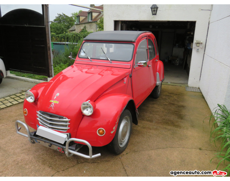 Compra de Coches Usados, Coches Usados Baratos %'|'% Agence Auto Citroen 2CV 2cv 4 Rouge Año 1971 Manuelle Essence