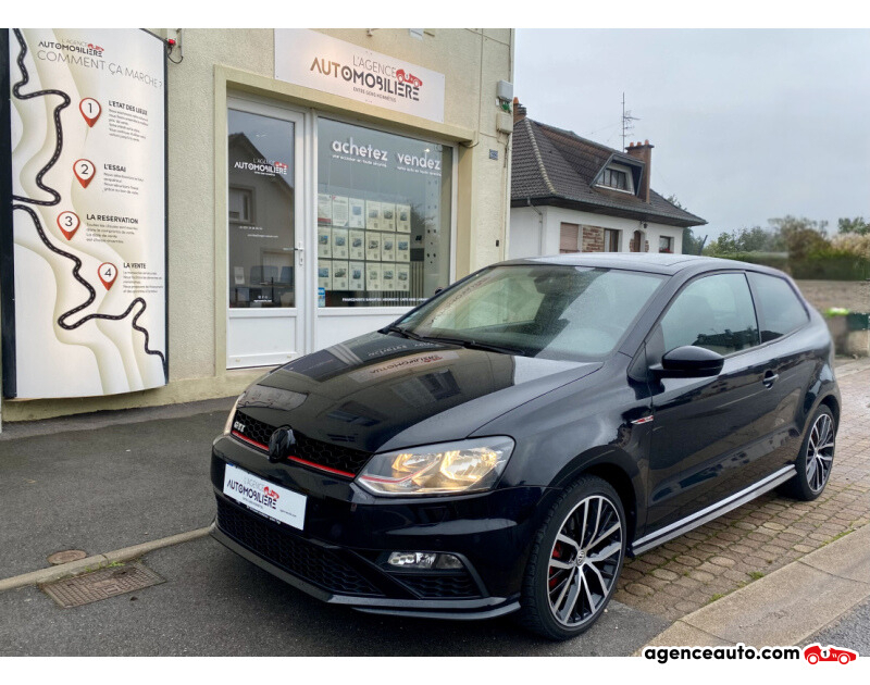 Achat voiture occasion, Auto occasion pas cher | Agence Auto Volkswagen Polo 5 GTI Phase 2 1.8 TSI BlueMotion 192 cv Argent Année 2017 Manuelle Essence