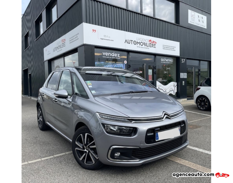 Achat voiture occasion, Auto occasion pas cher | Agence Auto Citroen C4 1.2 THP SHINE 130 CV CAMERA DE RECUL Gris Année 2017 Manuelle Essence